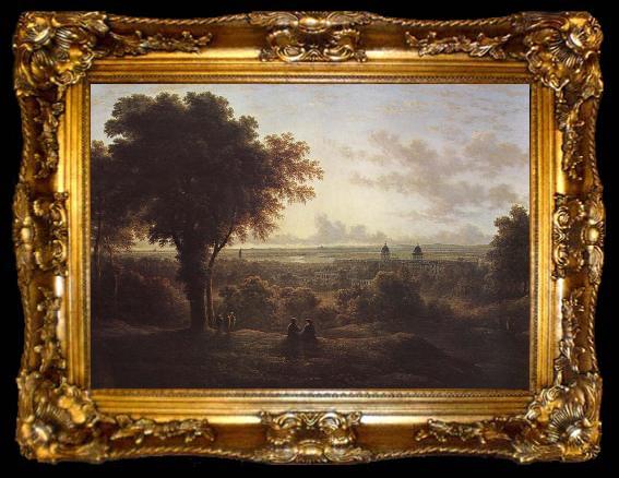 framed  John glover View of London from Greenwich, ta009-2